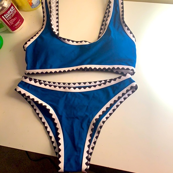 SHEIN Other - Royal Blue Shein Bikini Set Never Worn